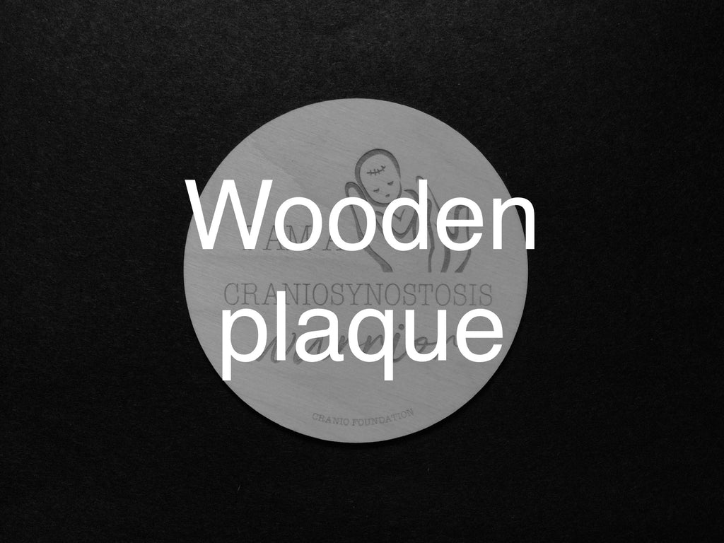 Wooden plaque
